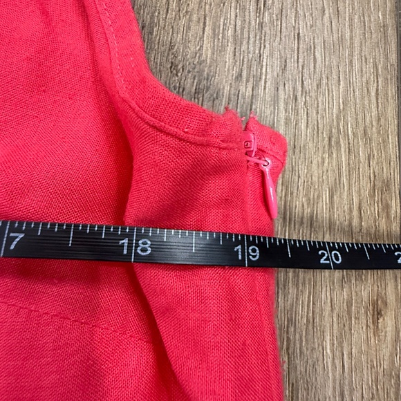 Mud Pie Women's James Sleeveless Shift Dress Pink Embroidered Boho Beach Sz L - Picture 7 of 13